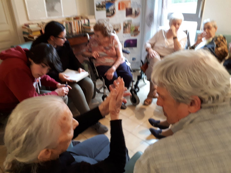 Rencontre avec les éleves du lycée de l'argensol 20/02/2019