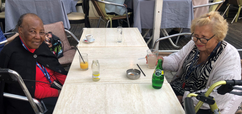 Sortie Marché et verre en terrasse