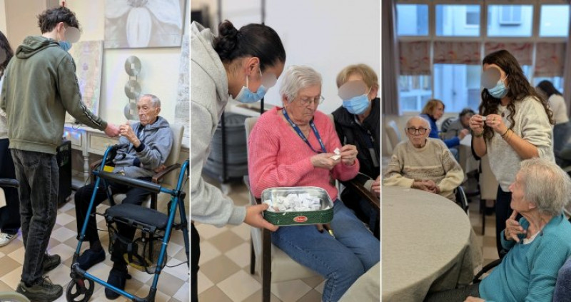 mercredi 21 janvier : rencontre intergénérationnelle lycée de l'arc