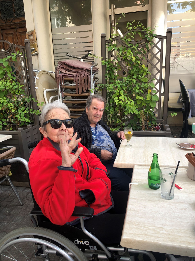 Sortie Marché et verre en terrasse