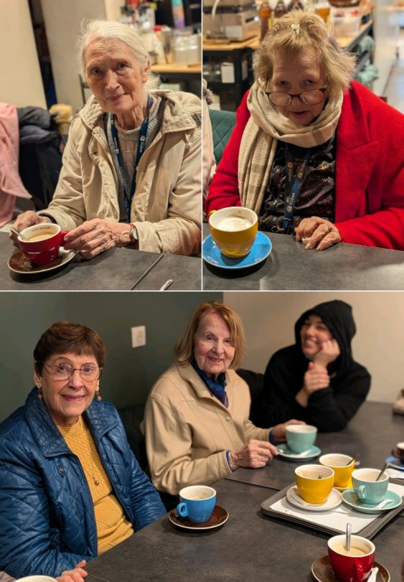 Sortie marché d'Orange et café
