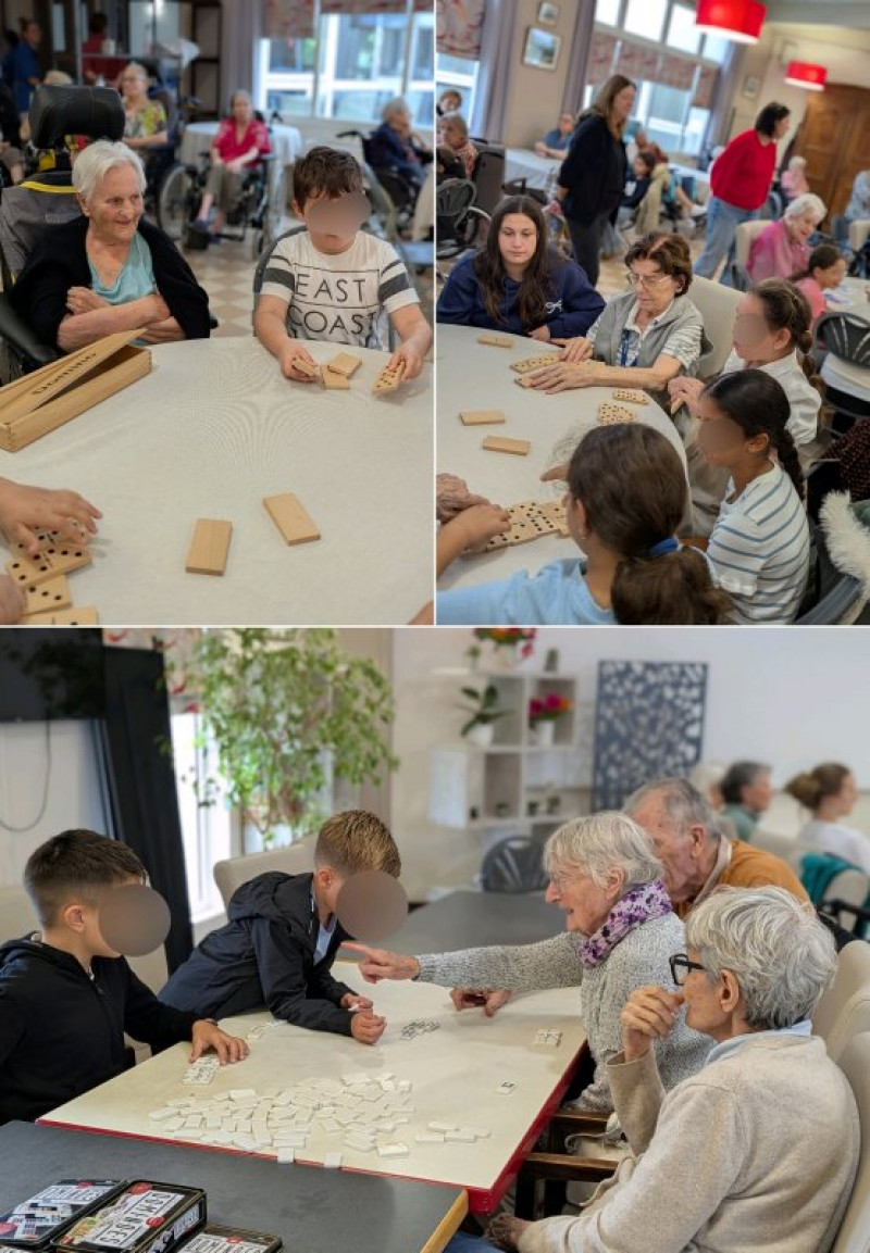 Jeudi 8 octobre : nous recevions les enfants de l'école de la Deymarde
