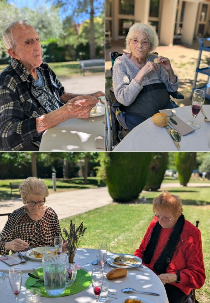 repas spécial WE sous les mûriers