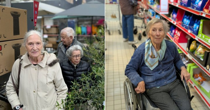 Sortie supermarché avec les résidents du Pasa