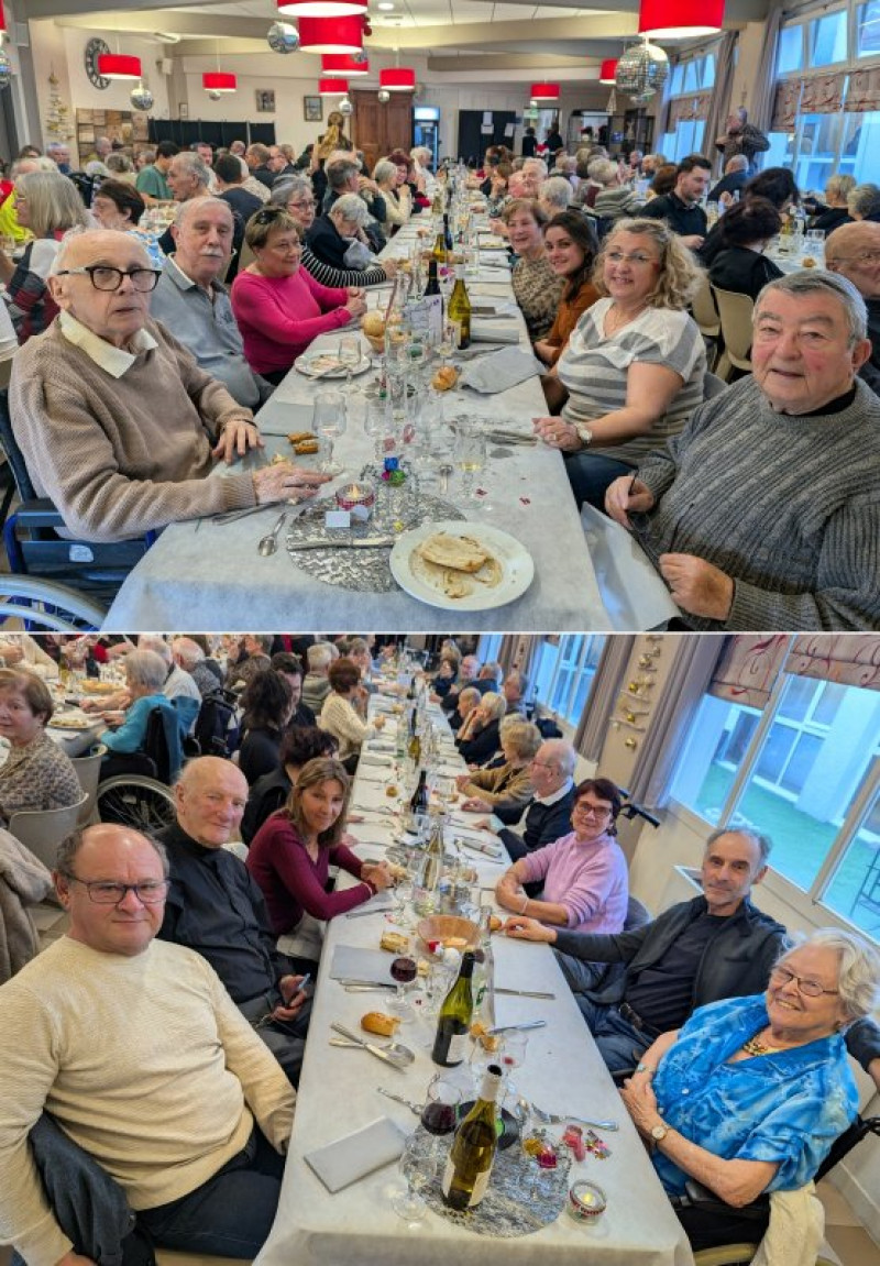 Repas de Noël en famille