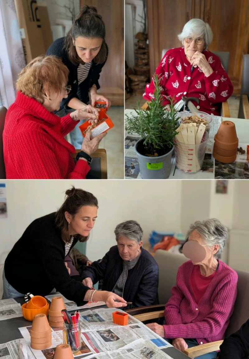 atelier jardinage avec FREDON environnement .