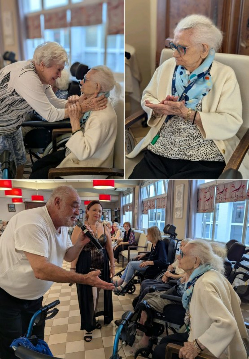 En aout nous fêtons les 100 ans de Mme D.