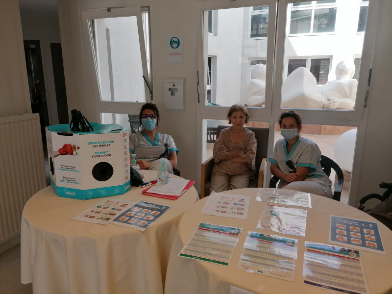 Atelier Découverte de l' EHPAD - Hygiène des mains