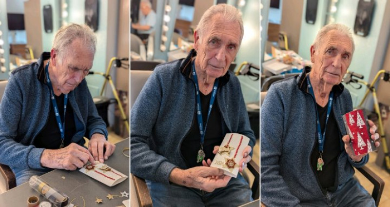 Activité manuelle : création de cartes de voeux