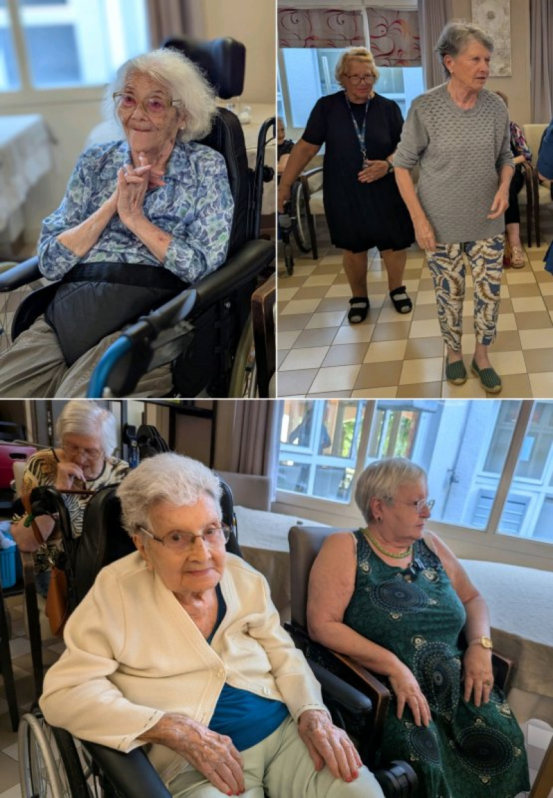 En aout nous fêtons les 100 ans de Mme D.