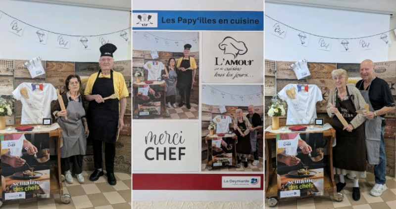 Lundi 21 septembre : atelier pâtisserie à la cuisine centrale pour le concours "merci chef"