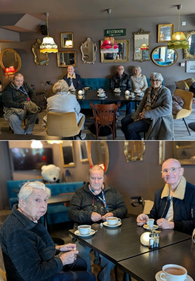 Sortie au marché avec les bénéficiaires de l'Accueil de jour