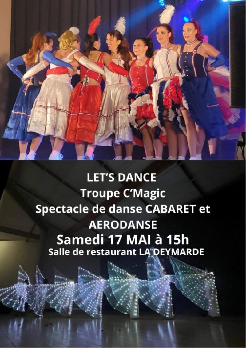 SPECTACLE DE DANSE  CABARET ET AERODANSE