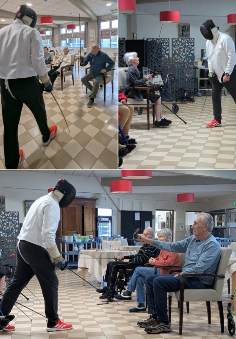 Escrime du vendredi avec André