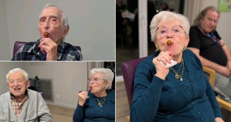 Repas festif en soirée
