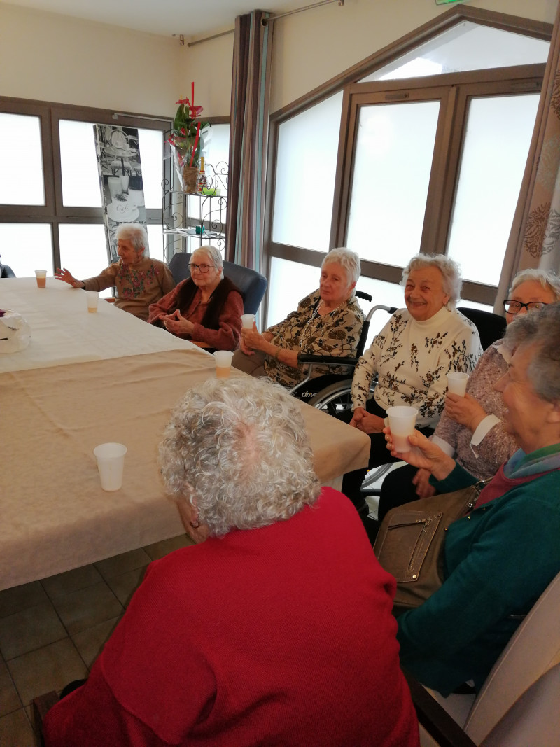 Goûter de départ d'une bénévole