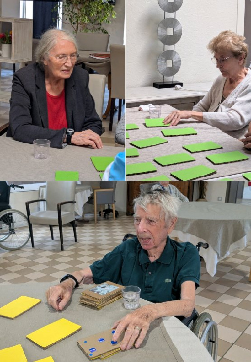 Nos joueurs de belote préparent le tournois...