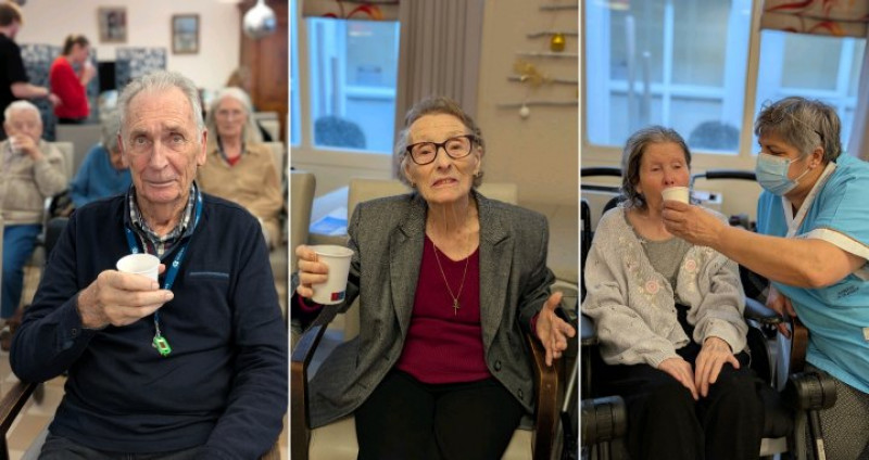 L'orchestre de Noël et vin chaud